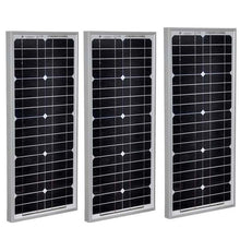 Load image into Gallery viewer, Waterproof Solar Panel 12v  20w 3 Pcs Solar Modules 3 Pcs Solar Battery Charger Off Grid System Car Camp Caravan Motorhome LM