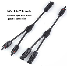 Load image into Gallery viewer, 4Y/3Y/Y MC4 Connector for solar panel parallel connection branch module solar system Cutter Stripper MC4 Crimping Tool Kit