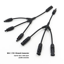 Load image into Gallery viewer, 4Y/3Y/Y MC4 Connector for solar panel parallel connection branch module solar system Cutter Stripper MC4 Crimping Tool Kit