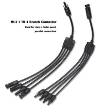 Load image into Gallery viewer, 4Y/3Y/Y MC4 Connector for solar panel parallel connection branch module solar system Cutter Stripper MC4 Crimping Tool Kit