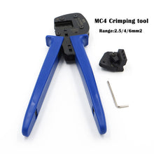 Load image into Gallery viewer, 4Y/3Y/Y MC4 Connector for solar panel parallel connection branch module solar system Cutter Stripper MC4 Crimping Tool Kit