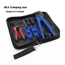 Load image into Gallery viewer, 4Y/3Y/Y MC4 Connector for solar panel parallel connection branch module solar system Cutter Stripper MC4 Crimping Tool Kit