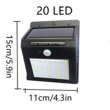 Load image into Gallery viewer, Solar Light LED Solar Lamp Outdoors Motion Sensor Garden Decoration Energy Lamp Solaire Lampara Waterproof Wall luz solar led