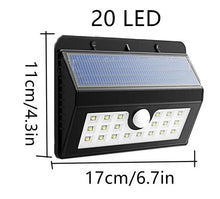 Load image into Gallery viewer, Solar Light LED Solar Lamp Outdoors Motion Sensor Garden Decoration Energy Lamp Solaire Lampara Waterproof Wall luz solar led