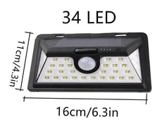 Load image into Gallery viewer, Solar Light LED Solar Lamp Outdoors Motion Sensor Garden Decoration Energy Lamp Solaire Lampara Waterproof Wall luz solar led
