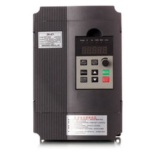 Load image into Gallery viewer, VFD 1.5kKW/2.2KW/4KW inverter XSY-AT1 Frequency Converter  single phase 220v Input three-phases Output motor speed controller
