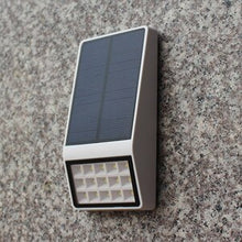 Load image into Gallery viewer, 2x LED Solar Light 2835 SMD 15 LED Solar Powered Wall Mount Night Lamp Waterproof lampe solaire for Outdoor Lighting Garden