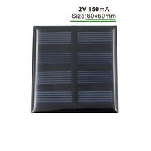 Load image into Gallery viewer, Mini 1V 1.5V 2V 3V 3.5V 4V Solar Panel Solar Power Panel System DIY Battery Cell Charger Module Portable Panneau Solaire Energy