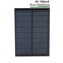 Load image into Gallery viewer, Mini 1V 1.5V 2V 3V 3.5V 4V Solar Panel Solar Power Panel System DIY Battery Cell Charger Module Portable Panneau Solaire Energy