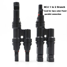 Load image into Gallery viewer, MC4 Connector MC4 Branch Solar Panel Connector 30A 1000V for PV cable 2.5/4/6mm solar Module connect Spanner Crimping tool