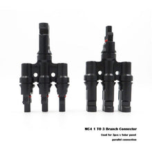 Load image into Gallery viewer, MC4 Connector MC4 Branch Solar Panel Connector 30A 1000V for PV cable 2.5/4/6mm solar Module connect Spanner Crimping tool