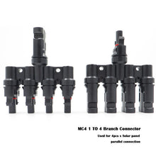 Load image into Gallery viewer, MC4 Connector MC4 Branch Solar Panel Connector 30A 1000V for PV cable 2.5/4/6mm solar Module connect Spanner Crimping tool
